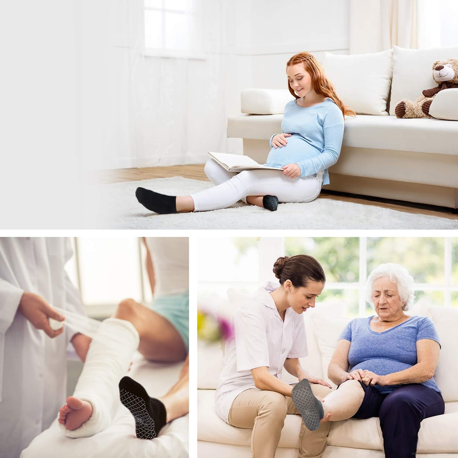 Cushioned Non-Slip Grip Socks™